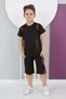 Boy's Diving Fabric Sports Shorts T-Shirt Bermuda Bottom-Top Set - 3