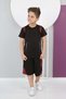 Boy's Diving Fabric Sports Shorts T-Shirt Bermuda Bottom-Top Set - 4