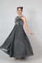 Girl's Glittery Fabric Lined Evening Dress Night Graduation Dress - 6