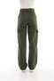 Girl's Cargo Pocket Detailed High Waist Wide Leg Jeans - 3