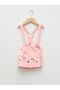 Baby Girl Shorts Skirt with Elastic Waist and Embroidery Detail