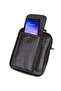 Men's Phone Compartment Steel Case Hand and Shoulder Bag Black (17x22 Cm) - 4