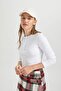 Cool Fitted Corded Fabric Long Sleeve Ribbed Knit -Shirt B3718ax23au - 5