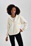 Regular Fit Zippered Stand Collar Sweatshirt Y7162Az23Wn - 4