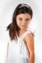 Balloon ruffle neckline dress with shoulder-straps - 5