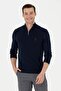 Men's DARK BLUE Sweater ELİFSU BUTİKHOME