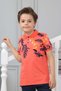 Bb-23y2-025/1 Printed Children's Polo Neck T-shirt