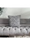 Throw Pillow Cover, 4-Piece Gray Combination, New Season, Special Stitched - 4