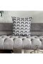 Throw Pillow Cover, 4-Piece Gray Combination, New Season, Special Stitched - 6