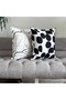 Throw Pillow Cover, Set of 2 Black Knot and Graphic Pattern New Season Special Stitched