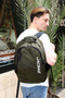 Black-Two Compartment Backpack