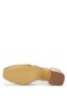 Women's Vegan Gold Heeled Shoes - 3