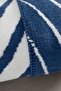 Twin Blanket Soft Cotton Double Blanket Blue Cream 200 x 220 5035A - 6