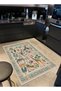 Mira 992 Botanical and Cute Animals Themed Woven Base Design Carpet - 4