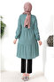Green Gathered Tunic - 0699-07 - 6