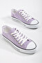 Unisex Lilac Linen CNV Model Sports Shoes - 3