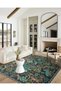 Floral Mira Smoked Pastel Multicolored Botanical Theme Woven Base Carpet Mira 1319 - 3