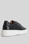Tommy Navy Blue Sneaker Shoes Men's Shoes 100% Leather - 3