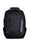 Black-Two Compartment Backpack - 2