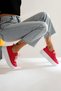 Benito Fuchsia Knitwear Stretch Thick Soled Women's Sneakers, Women's Sports Shoes Opportunity Product - 3