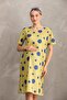 Maternity Printed Midi Short Sleeve Side Pocket Dress - 6