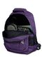 Black-Two Compartment Backpack - 4
