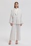 Organze Pocket Detailed Linen Suit
