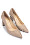 Women's Genuine Leather Mink Heeled Shoes - 2