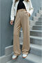 Women's Camel Redkit Velcro Closure Palazzo Trousers - 3