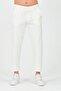 Stretch Fabric Narrow Leg - Men's Cream Color Regular Fit Trousers - 5