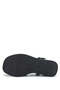 Genuine Leather Black Women's Heeled Sandals - 3
