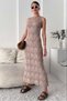 Rochie tricotată cu semicăptușeală - 2