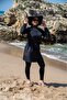 Hijab Swimsuit (with Tights and Bag) Set of 3 - 2