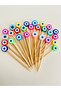 NO:41 - 30 pcs Decorative Beaded Promise Engagement Birthday Party Cupcake Mevlüt Ornament Toothpick