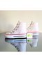 Unisex Girls Boys Baby Kids Long Ankle Lace-Up Canvas Linen Sneaker Sports Shoes