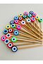 NO:41 - 30 pcs Decorative Beaded Promise Engagement Birthday Party Cupcake Mevlüt Ornament Toothpick - 2