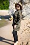 Elastic Waist Hijab Swimsuit (with Tights and Bag) Set of 3 - 3