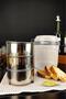 3-Piece Food Thermos with Stainless Steel Chamber 1.2 Lt White - Ckr3146 C320.025 - 2