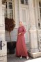Bürümcük Women's Hijab Dress Dried Rose BRC11M03 - 3