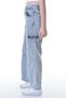 Wide Leg Girl's Jeans Pants - Cotton - 6