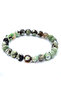 Men's Green Bracelet - Natural Stone, Eblk-503 - 4
