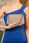Hand Shoulder Evening Dress Evening Bag with Gold Glitter Chain Strap