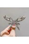 Metal Butterfly Model Grey Color 8 cm Clothespin Buckle