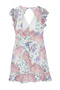 Multicolor Floral Print A-Line Ruffle Mini Woven Dress TWOSS24EL00868 - 7