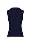 Lacivert Fitted/Vücuda Oturan Polo Yaka Esnek Örme Bluz TWOSS24BZ00085 - 7