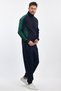 Men's Side Yoke Zip-Up Tracksuit Set - Navy - 3