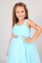 Girl's Waist Sequined Back Elastic Evening Dress Graduation Wedding Prom Dress - 5