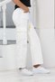 Girls' Cargo Pocket Detailed High Waist Wide Leg Trousers - 5