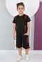 Boy's Diving Fabric Sports Shorts T-Shirt Bermuda Bottom-Top Set - 6