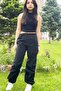 Children's Unisex Cuffs Elastic Jogger Parachute Pants - 6